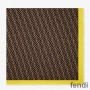 Fendirama FF Shawl In Silk Brown/Yellow